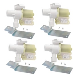 Haüs Parts WH23X10030 Washer Drain Pump Replacement - Fits GE & Hotpoint Washer Brands - Fixes Draining & Noise Issues - Replaces WH23X0091, 3015301, P5803461 (Pack Of 4)