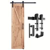 SMARTSTANDARD 4 FT Heavy Duty Sturdy Sliding Barn Door Hardware