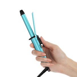 FARERY Travel Size Mini Curling Iron, Dual Voltage 1/2 Inch Ceramic Mini Hair Curler for Short Hair, Infused with Keratin & Argan Oil, Travel Curling Iron with Storage Bag