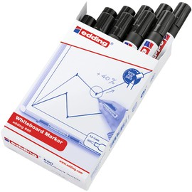edding 660 Marcador para pizarras blancas - - 10 rotuladores - punta redonda 1.5-3 mm - rotulador para pizarra blanca, borrado en seco - pizarra blanca, flipchart, tablón de notas - recargable