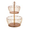 Craft Brio 2 Tier Home and Kitchen Fruit Vegetable Baskets