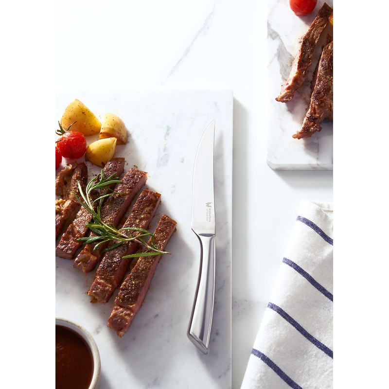WALLOPTON Steak Knives Set of 8 - High Carbon Stainless