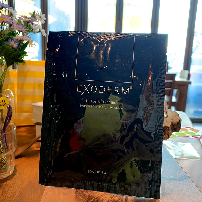 Exoderm Mask Bio Cellulose Mask Pack 1 box (10 sheets)