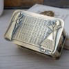 Hogarup decorative box with lid small metal jewelry box trinket