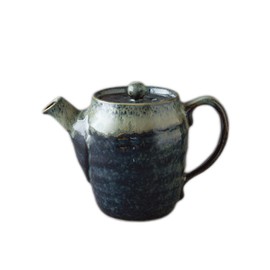 光陽 Pottery 急須 Blue About 16 × 10 × 11 cm Infuser with Kiln strange aopotto 23219