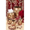 Popular Bath Ombre Rose Design Tumbler, Burgundy