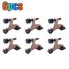 Lyaciomn 6Pcs Hinge Pin Red- Door Stopper Adjustable Heavy Duty