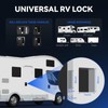 Loclink Single Deadbolt RV Lock - Black 100% Metal Keyed