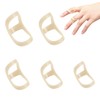 5Pcs Finger Splint, Oval 8 Comfortable Trigger Thumb Brace to