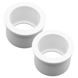 YOFASEN Reducing Bushings Pipe Fittings – Pack of 2 PVC Pipe Connectors Water Pipe Adapter Connectors, White, 32 x 25 mm