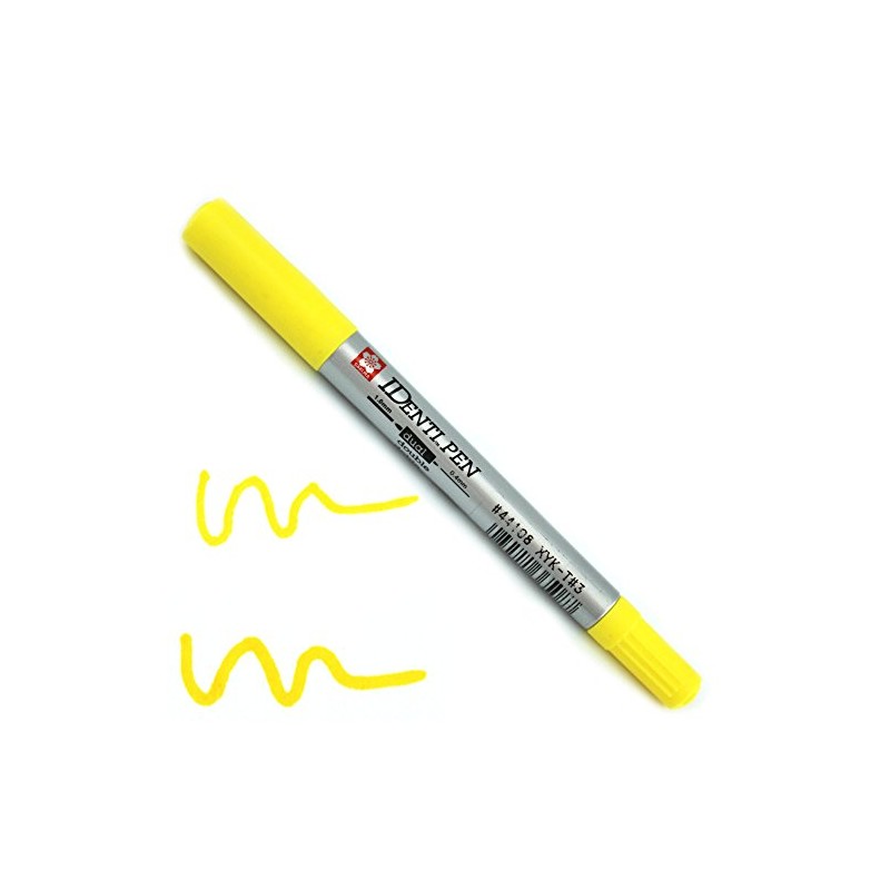 Sakura IDenti-Pen Dual Point Bulk Yellow