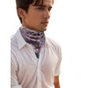 Prettystern Unisex Hand-Rolled Silk Neckerchief Silk Neckerchief for Men and