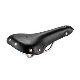 Selle Montegrappa SMC1 Genuine Leather Luxury Bicycle Saddle Vintage City Saddle Trekking Saddle Made in Italy Black