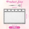 Bead Mat with Bead Scoop and Tweezers, 11.4x8inch Beads Design