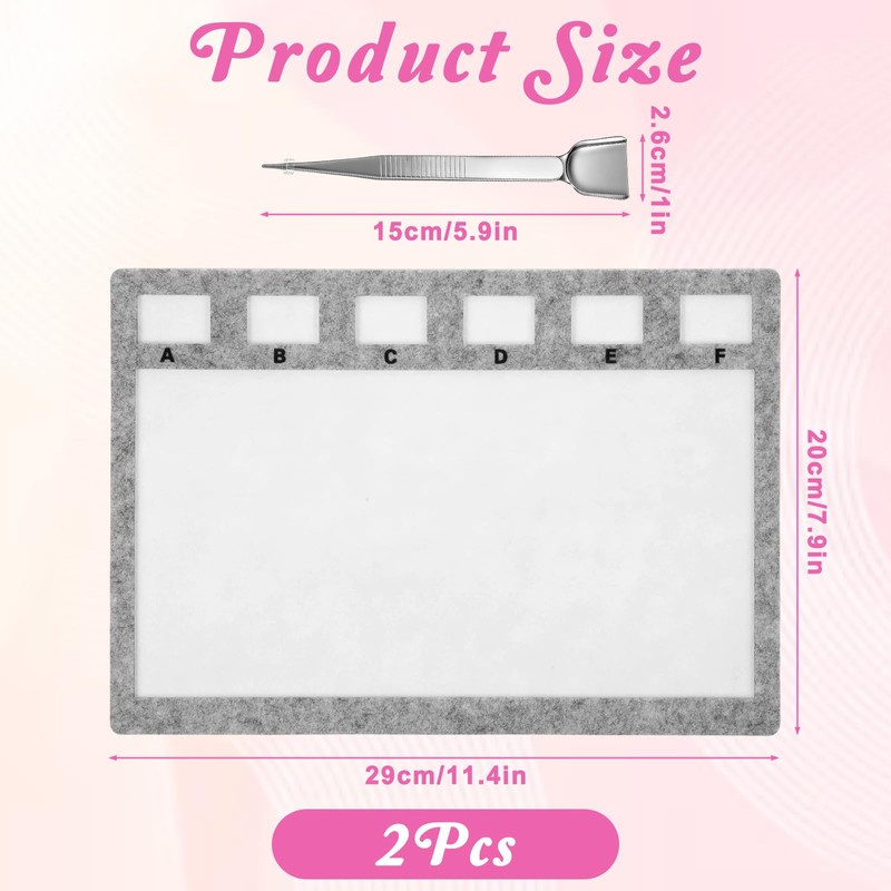 Bead Mat with Bead Scoop and Tweezers, 11.4x8inch Beads Design