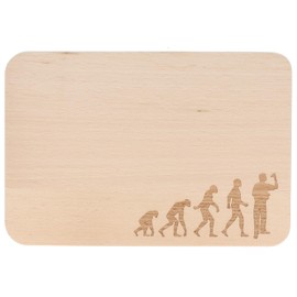 Spruchreif Breakfast Board Dart | Bread Board with Engraving | Gifts for Dart Fans | Gift Dart Players | Darts