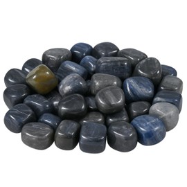Amazing Gemstone Blue Aventurine Crystals and Healing Stones Tumbled - 1000+ Carats, Healing Stones for Energy Balance, Stress Relief - Premium Polished Gems Rocks for Meditation and Wellness
