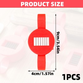 1PCS Runner Bean Slicer Strong Mini Runner Bean Stringer and Slicer Plastic Kitchen Slicer Tool Easy to Clean Green Bean Slicer for Stringing Cutter Fast Bean Cutting (red)