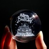XIANNVXI 3D Happy Birthday Crystal Ball Paperweight Birthday Gifts for