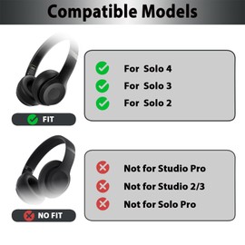 Adhiper 3-in-1 Silicone Sweat Case Cover for Beats Solo 4, Cute Earpad Covers/Headband Cover/Shell Covers for Beats Solo4 & Solo3 Headphones Accessories, Sweatproof & Easy to Clean - Beige