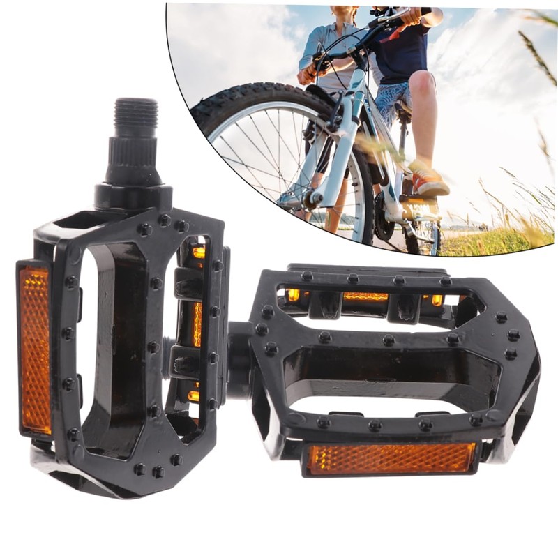 Abaodam 1 Pair Aluminium Alloy Bike Pedals Multi Purpose Easy