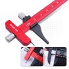 Sliding Gauge T Square Marking Ruler Aluminum Alloy Vernier Caliper