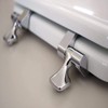 MAYFAIR 1844CP 000 Toilet Seat with Chrome Hinges will Never