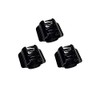 Linziclip Mini pinza de mandíbula para el cabello, negro y