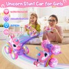 SUMEAUT Remote Control Car Unicorn for Girls 360° Rotating 4WD