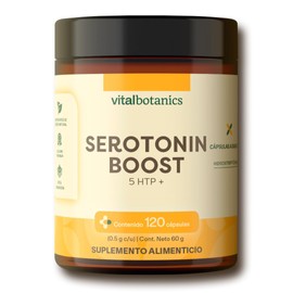 Htp Hidroxitriptofano 120 Capsulas 500mg Meses Vitalbotanics Multivitaminico Suplementos Alimenticios Libre Gluten Aditivos Apto Dieta Keto