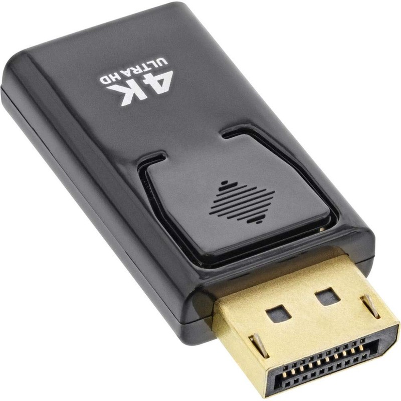 InLine® DisplayPort Adapter, DisplayPort Male to HDMI Female, 4K/60Hz, with