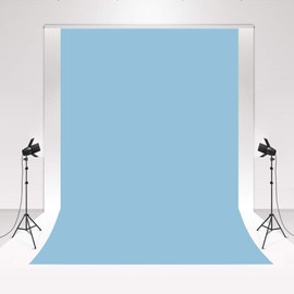 Kate Baby Blue Studio Backdrop Photography 1.8x2.7m/6x9ft Sky Blue Solid Color Classic Background Chroma-key Photo Booth Color Wedding Backdrop Skin Friendly Magazine Advertising Shooting Accessories