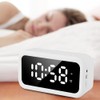 Multi Function Rechargeable Bluetooth Speaker Stereo Player LED Digital Alarm