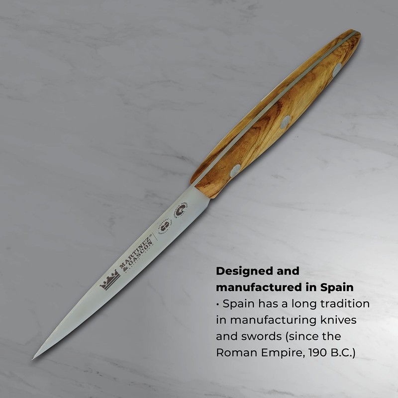 Artenostro Monaco 2 pcs Steak Knife Set - Olive Wood