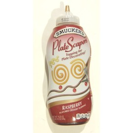 Smucker's PlateScraper Plate Decorating Dessert Topping (19.5 ounce squeezable bottle) (Raspberry)