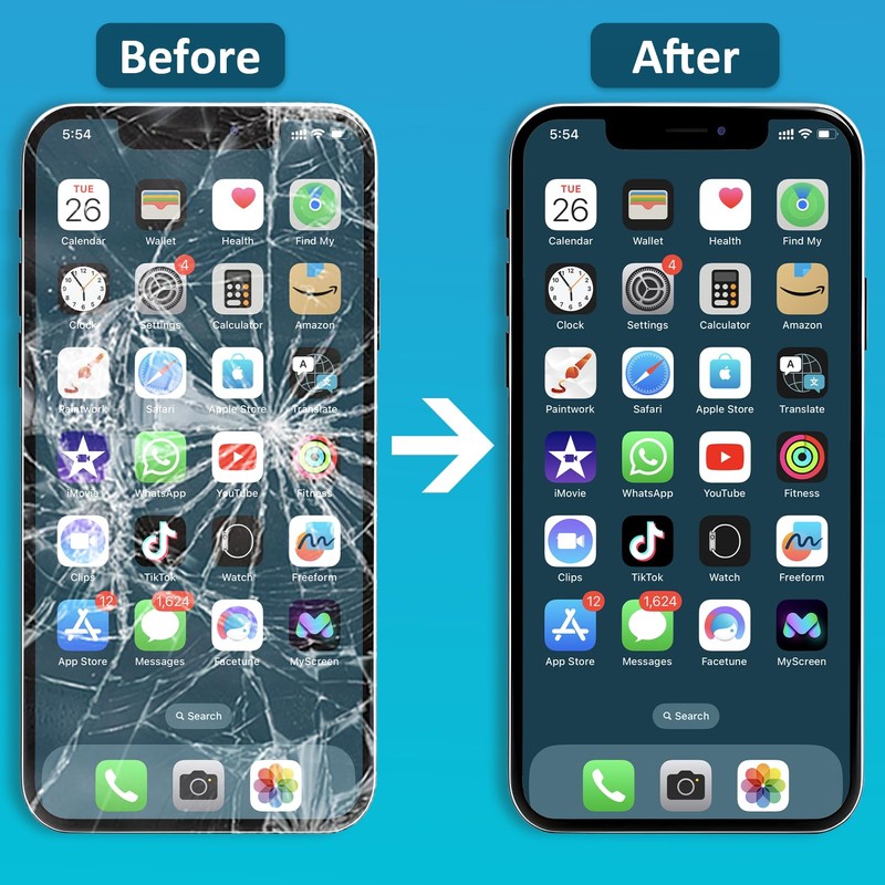 Brinonac for iPhone 13 Screen Replacement Kit, 6.1" Full HD