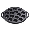 Cast Iron Pancake Pan, 10 inch Non-Stick Takoyaki Pan with