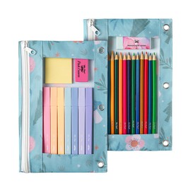 Mr. Pen- Pencil Pouch, 2Pack, Pencil Pouches, Pencil Pouch for 3 Ring Binder Pencil Pouch, Pencil Cases, Pencil Case for Binder Pouch, Zipper Pencil Pouch, 3 Ring Binder Pouch, Pencil Bags with Zipper