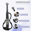 Premium Carbon Fiber Electric Violin Full Size 4/4,Professional Silent Electric