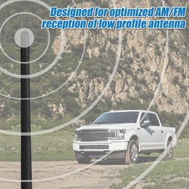 VAGMI Antena de coche de 7 pulgadas compatible con Toyota Tundra 2014-2021. Antena flexible en espiral.