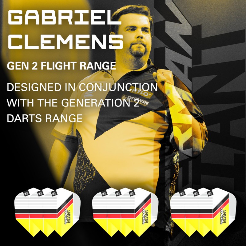 Target Gabriel Clemens No.6 Pro Ultra Dart Flights - 3