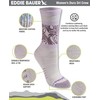 Eddie Bauer Women's Dura Dri Moisture Control Crew Socks, White