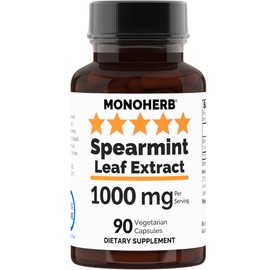 MONOHERB Spearmint Leaf Extract 1000 mg - 90 Veg Capsules