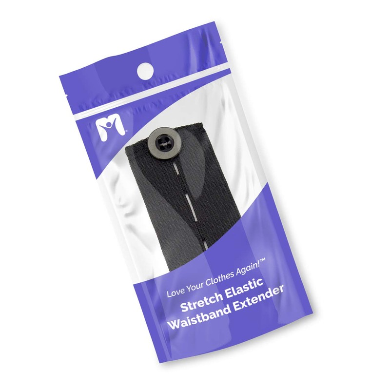 More of Me to Love Pregnancy Waistband Extender, Black, 3-Pack
