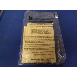 HASTINGS SILICONE TREATED WIPING CLOTH FOR HOT STICKS, CLOTH SIZE 18X18