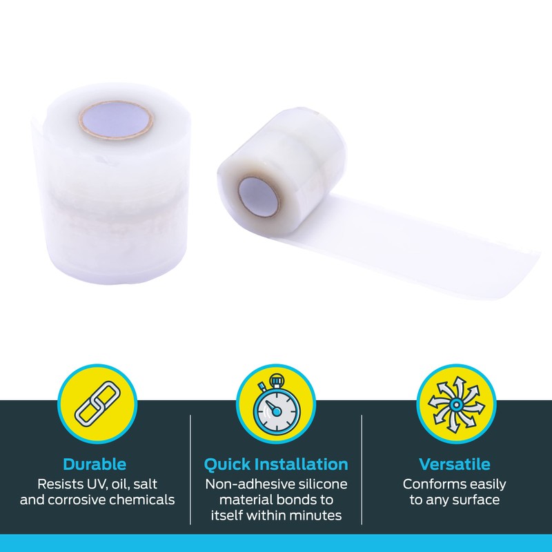 SharkBite Silicone Pipe Wrap for Push to Connect Brass Plumbing