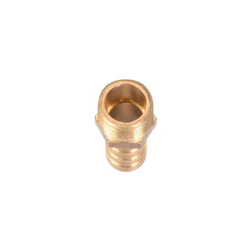 sourcing map Brass Hose Barb Fitting,Connector,10mm Barb x G1/4 Male