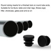 sourcing map 36pcs 5/8" 16mm OD Plastic Round Tube, Ribbed