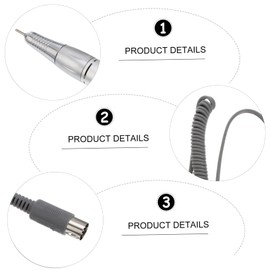 Baluue Nail Drill Handle Electric Nail Drill Machine Accessory Low Vibration Pen Shape for