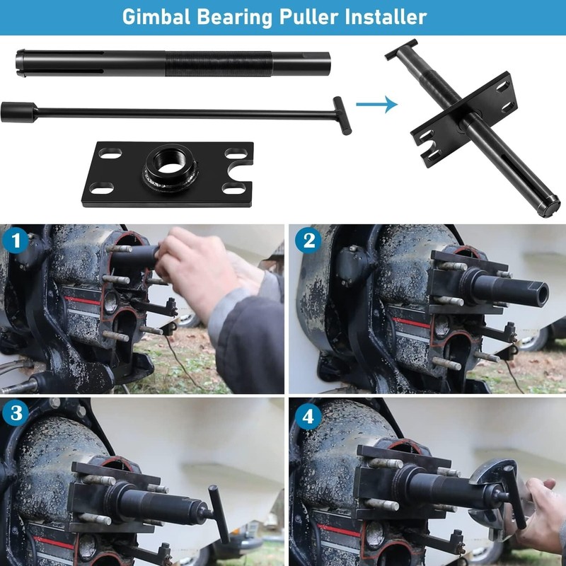 Unbranded Gimbal Bearing Puller Installer + Alignment Tool for Mercruiser